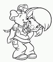 coloriage darby l ami de winnie l ourson